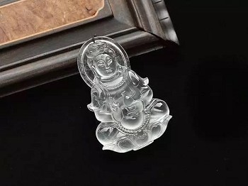 翡翠观音摆件精品图片