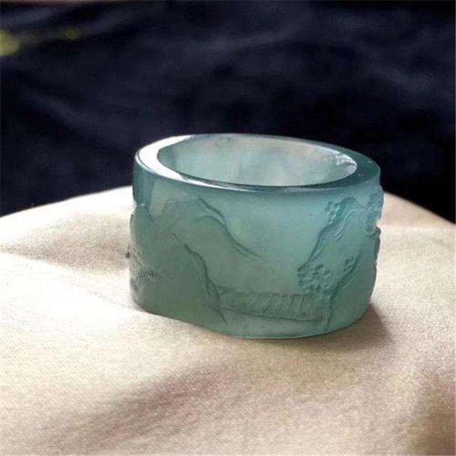 翡翠扳指多少钱高吗？讲一讲翡翠扳指的小知识！（上）-第3张-翡翠-玉仓库