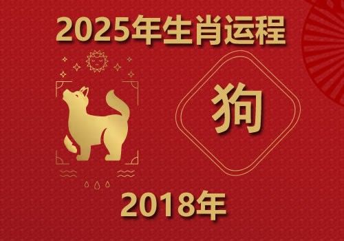 2018年属狗人2025年全年运势(今年多大)