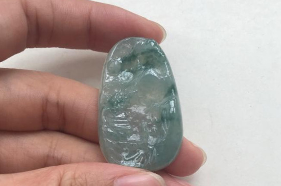 翡翠山水牌真假识别-第3张-翡翠-玉仓库