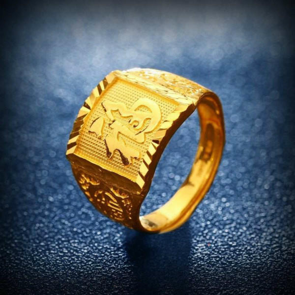 黄金戒指款式大全图片-第3张-黄金-玉仓库