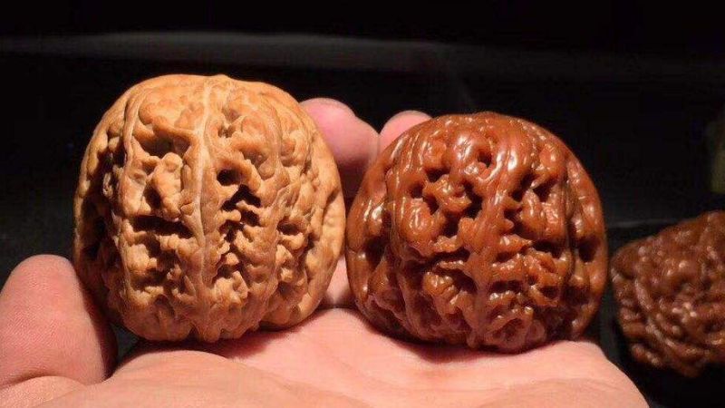 新买核桃盘玩步骤方法