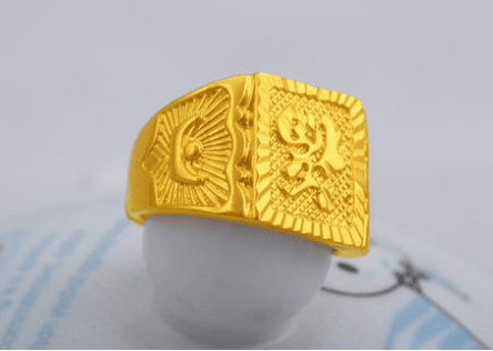 黄金男士戒指款式_男士黄金戒指这几款最好看