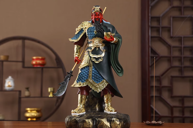 武财神关公摆放位置，面向屋外是最好？