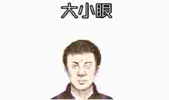 男人大小眼面相_眼睛一个眼大一个眼小面相