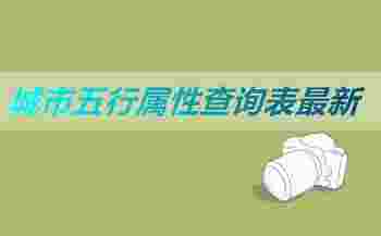 城市五行属性查询表最新_各个城市的五行属什么
