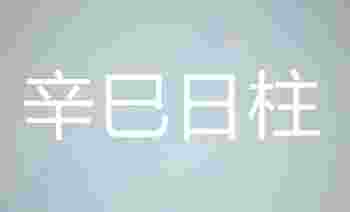 辛巳日柱男命配偶_辛巳日柱男命的命理解析