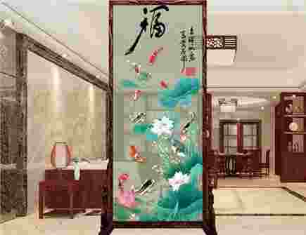 屏风图案什么最聚财