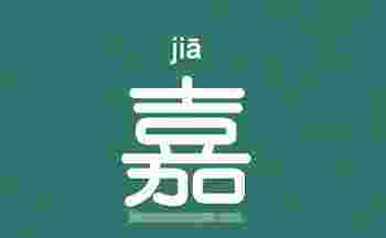 嘉配什么字最好男孩_嘉字取名的寓意