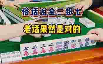麻将中的金3银7_双金麻将的打法技巧